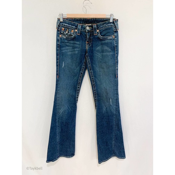 True Religion Heavyweight Flare Denim Jeans, 27 - Picture 12 of 12